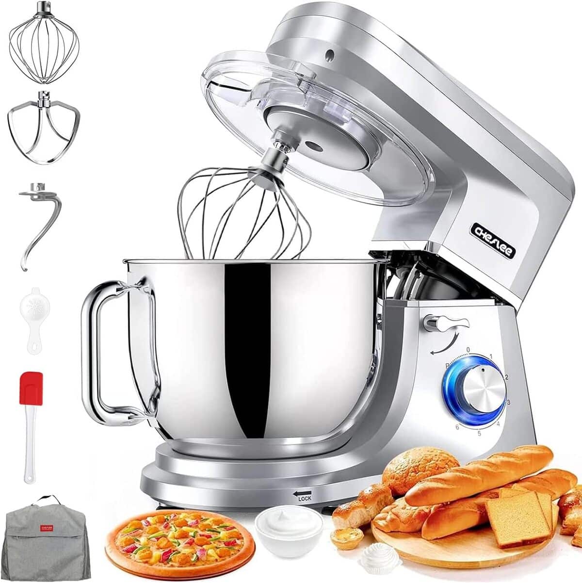 Test : robot pâtissier Cheflee 1800W, multifonction et silencieux