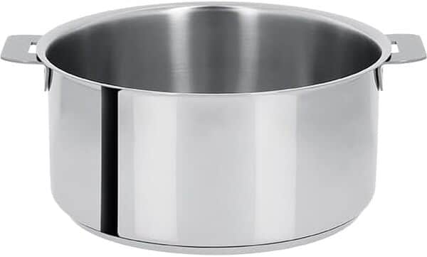 Cristel - S3CQ - Série de 3 Casseroles 16-18-20 cm sans poignée amovible- Collection Mutine