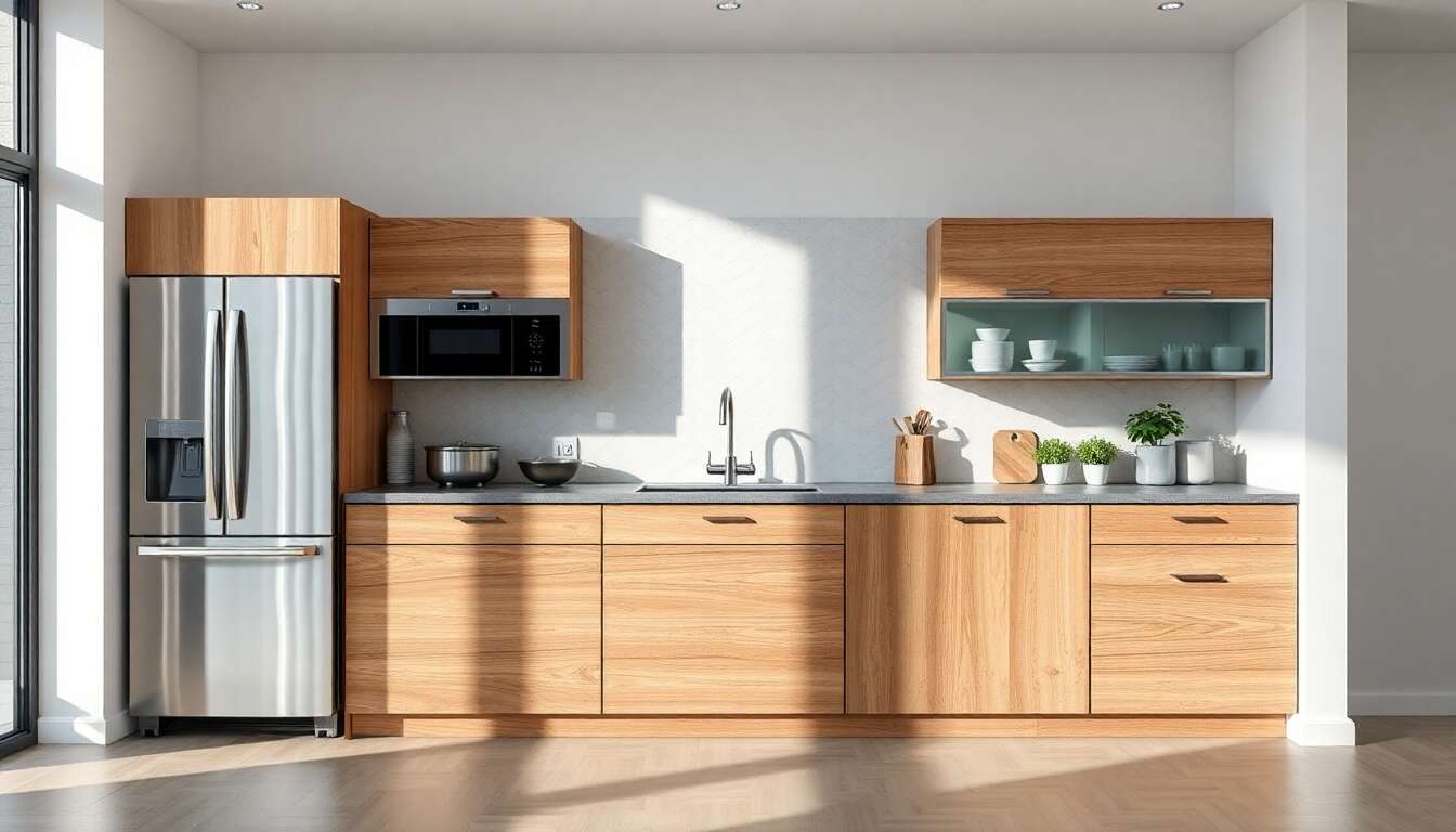 Comparatif des matériaux pour buffets de cuisine durables