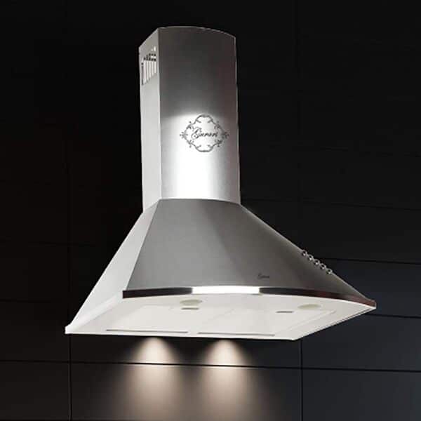 Gurari 046 IS Hotte aspirante murale 60 cm •1000m³/h•Hotte murale Luxe fabricant Gurari • 3 vitesses •1000m³/h •LED •Hotte• inox •Recirculation possible [Classe énergétique C]