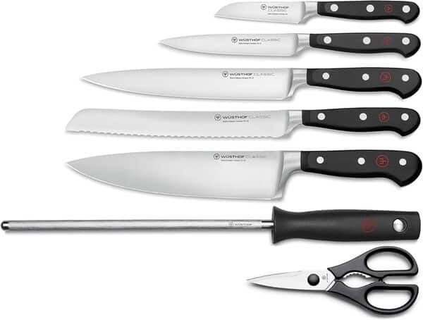 WÜSTHOF Classic Bloc couteaux avec 7 pièces