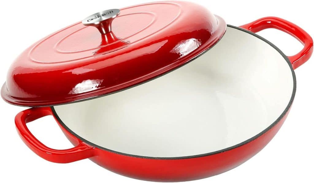 Test : cocotte en fonte émaillée COOKWIN 3, 8 L rouge