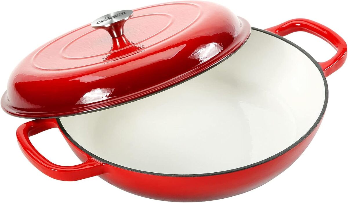 Test : cocotte en fonte émaillée COOKWIN 3, 8 L rouge