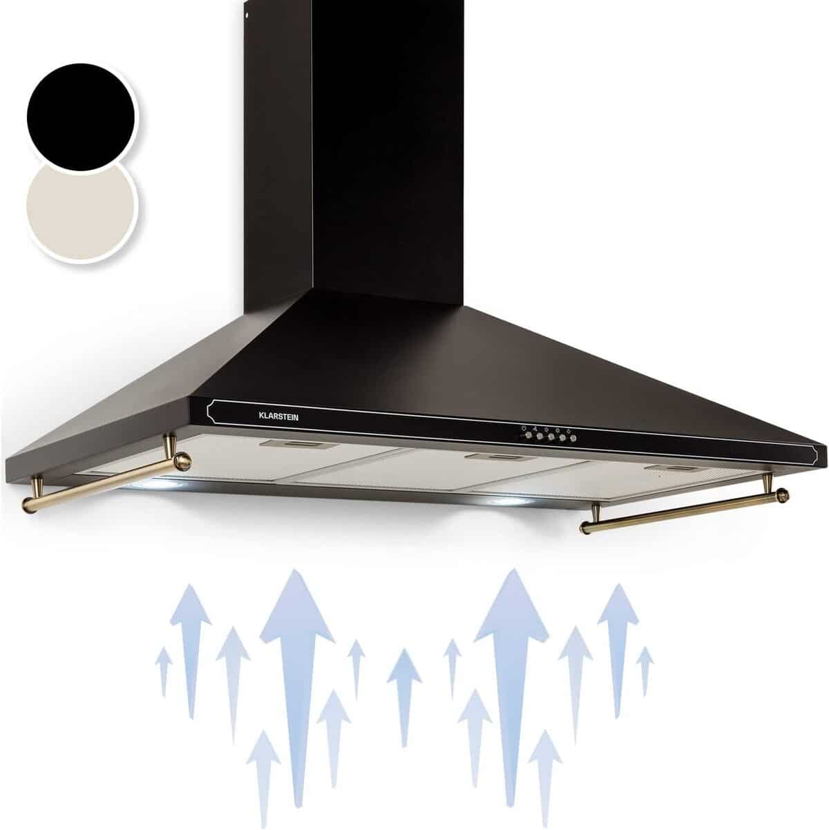 Test de la hotte aspirante Klarstein 90 cm : puissance et silence