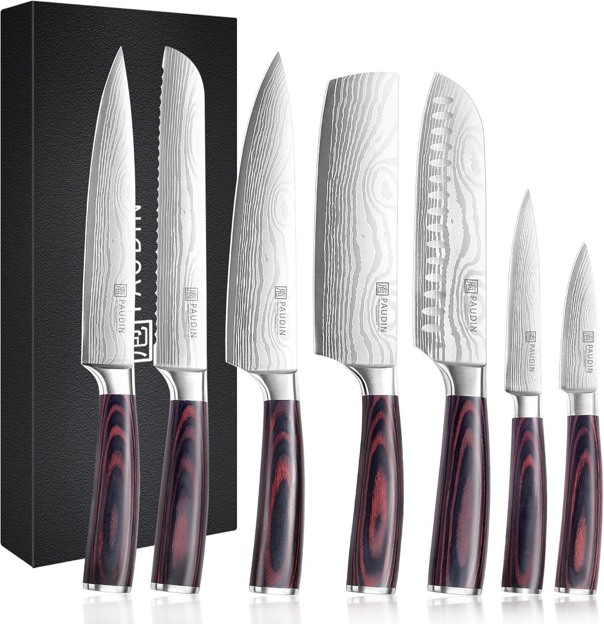 Test : ensemble de couteaux Paudin 7 pièces - tranchant et polyvalent