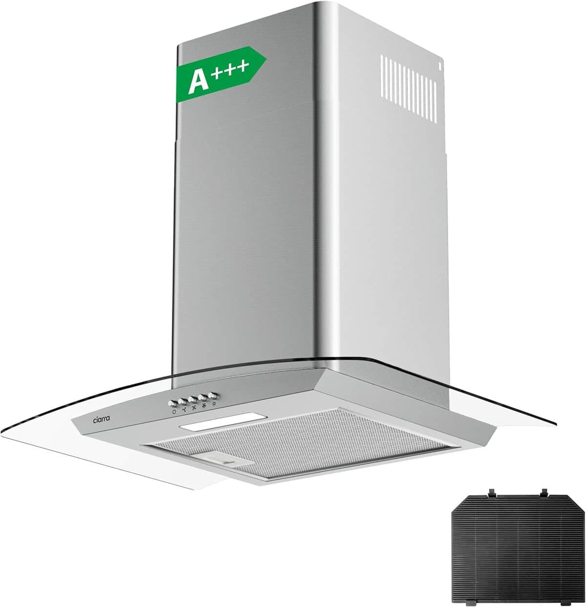 Test hotte Ciarra 60cm : performance classe A+++