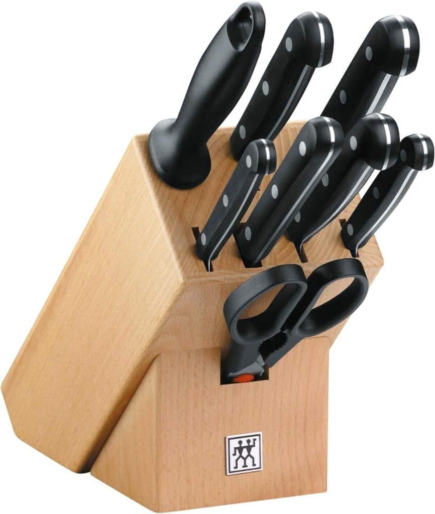 Test Zwilling bloc de couteaux Twin Gourmet 9 pièces