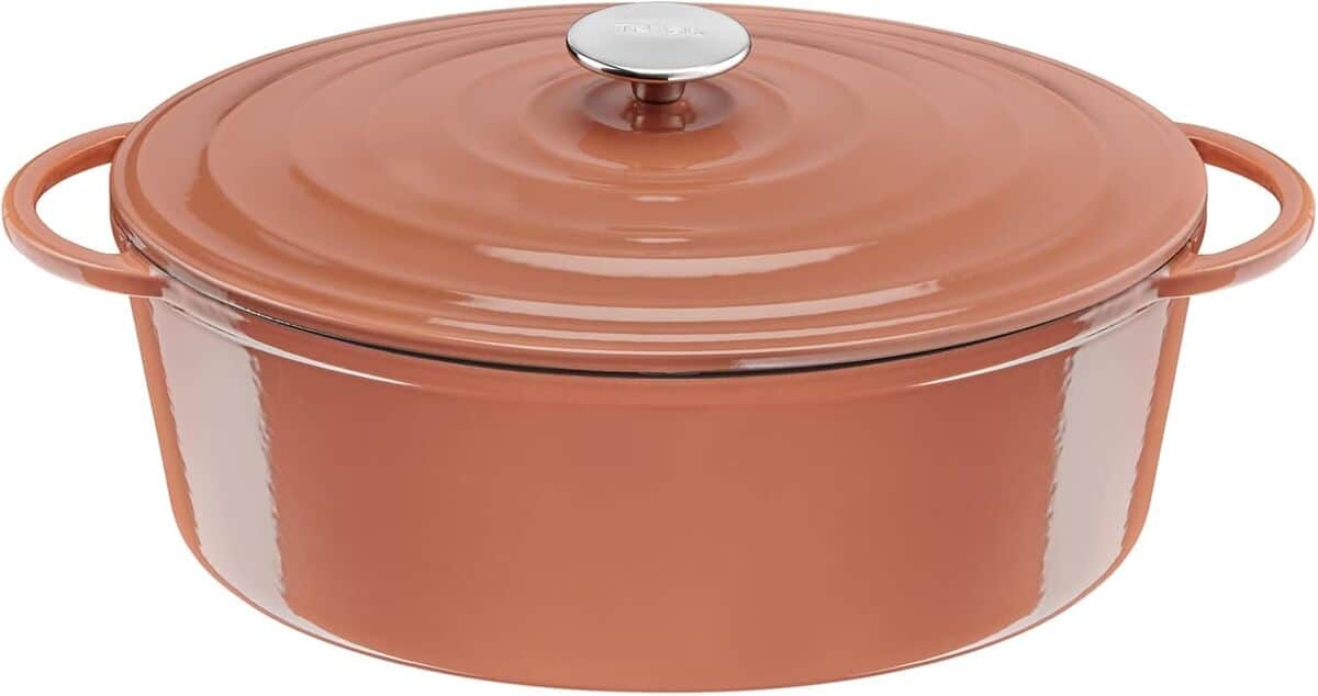 Test de la cocotte ovale Tefal Lov Terracotta : cuisson saine et écodesign