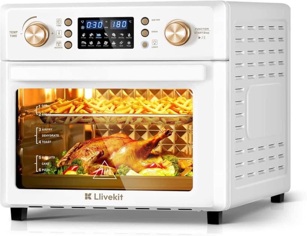 Test de la friteuse à air chaud LLIVEKIT 26L : cuisine saine et rapide