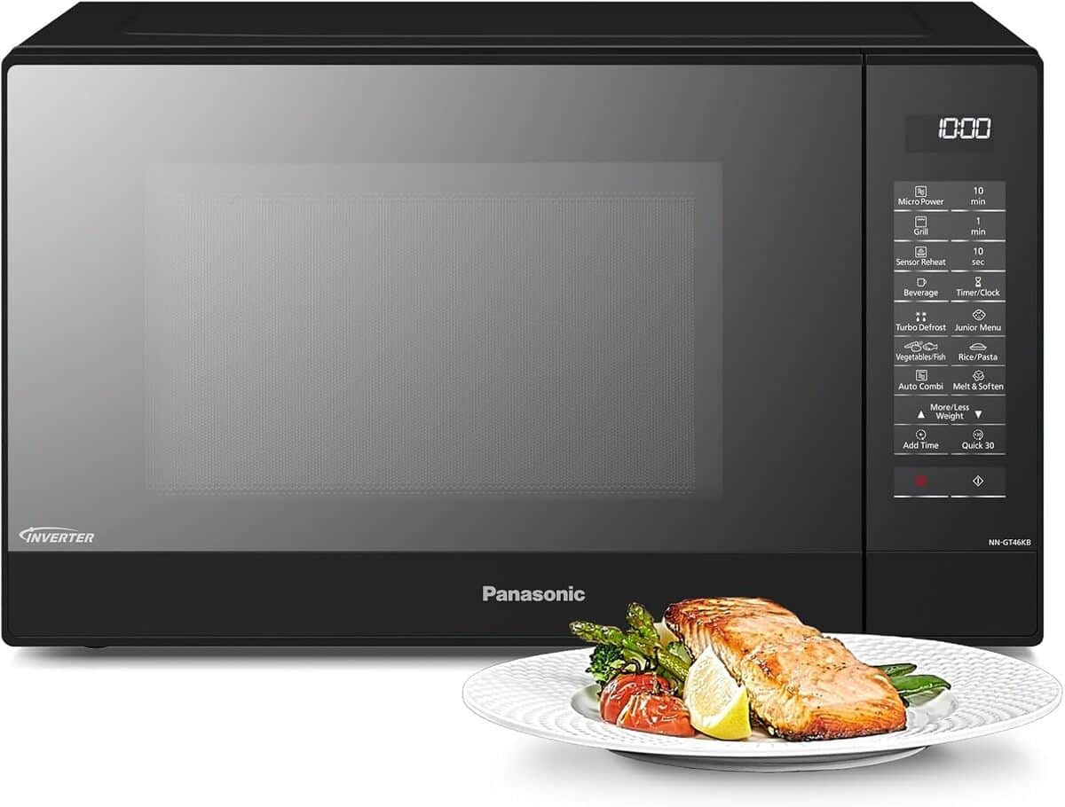 Test : panasonic NN-GT46KBSUG, micro-ondes performant à gril et capteur genius