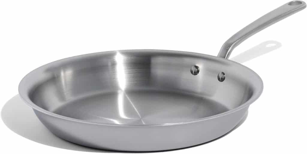 Test : poêle Made In Cookware 30, 5 cm en inox 5 plis
