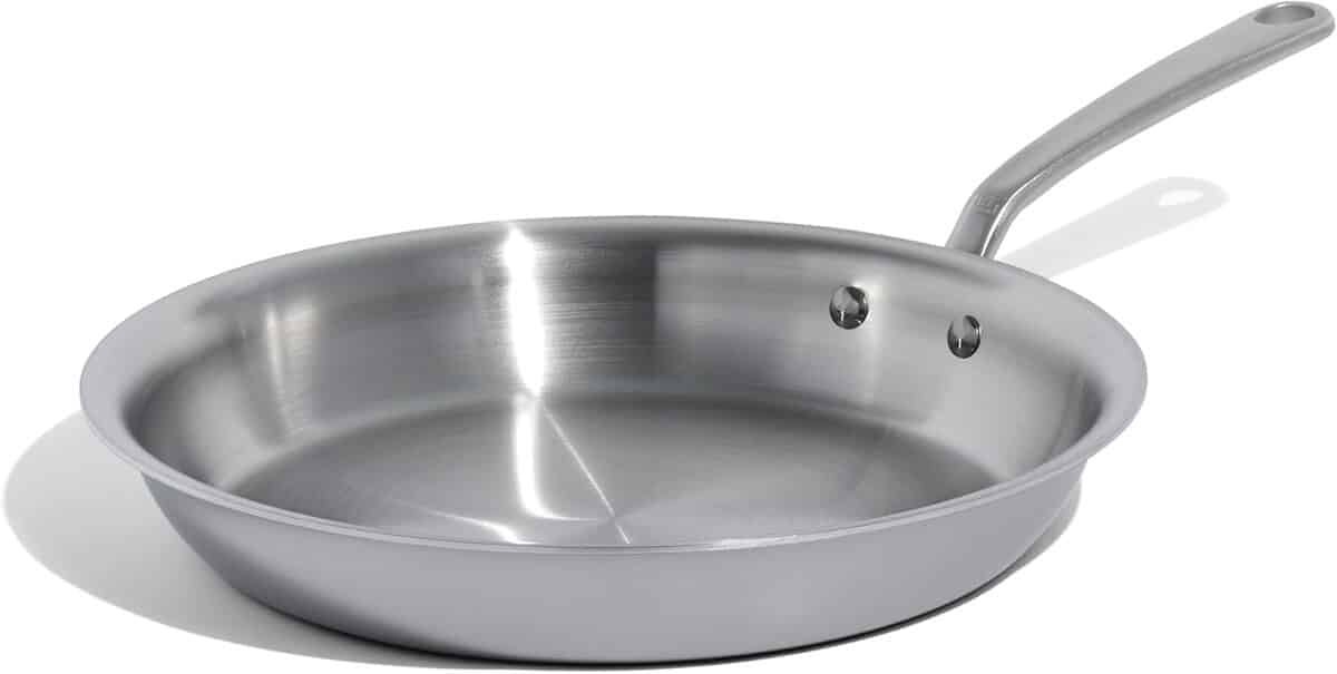 Test : poêle Made In Cookware 30, 5 cm en inox 5 plis