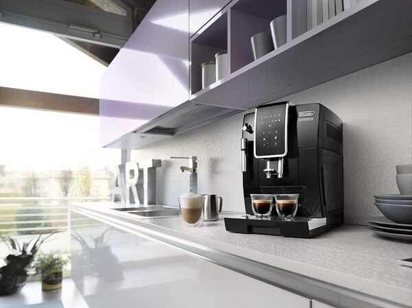 De'Longhi Dinamica Machine a Café Grain ECAM350.15.B, Machine Expresso et Cappucino, Noir