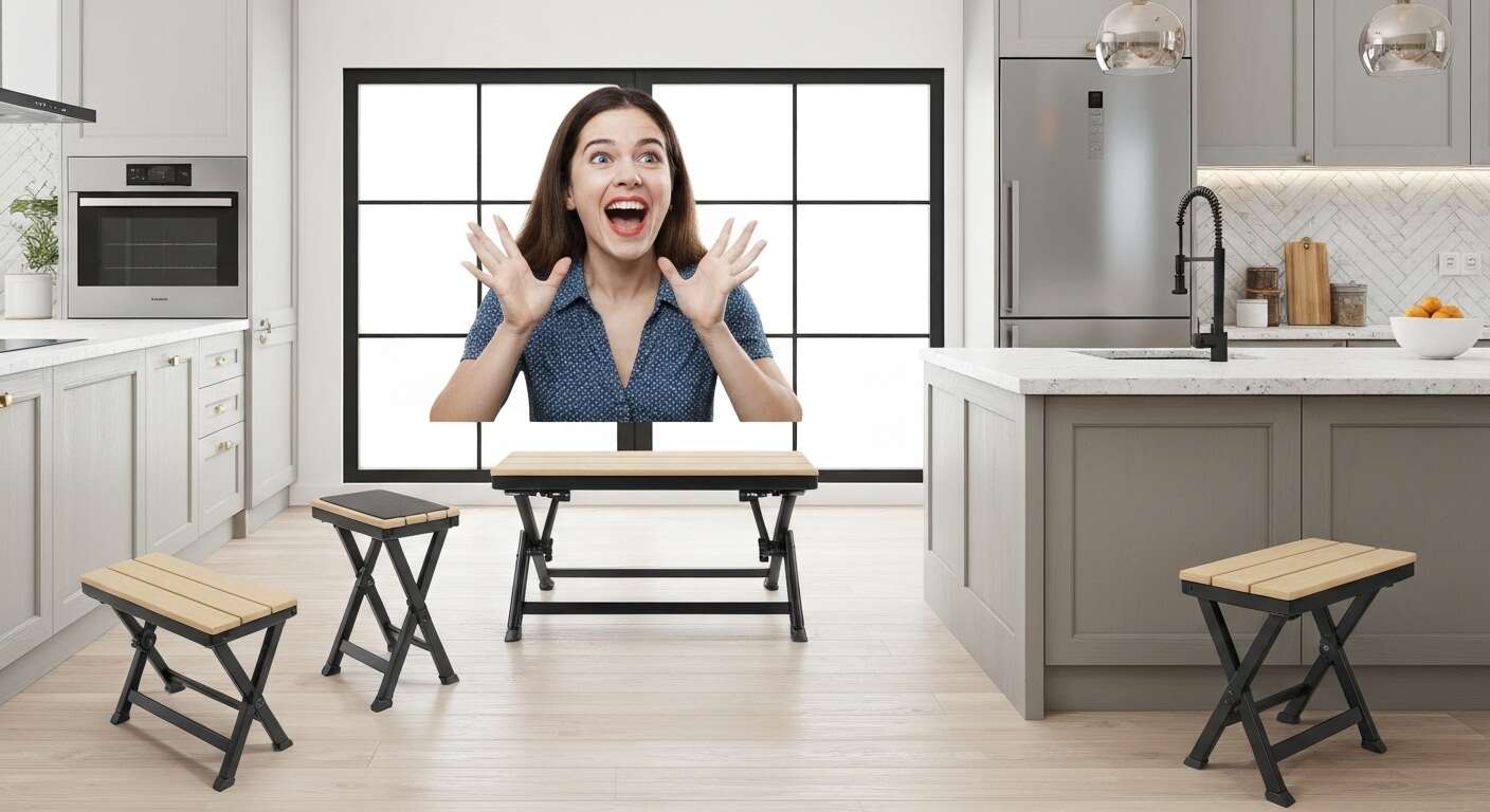 Miser sur des bancs et tabourets pliables