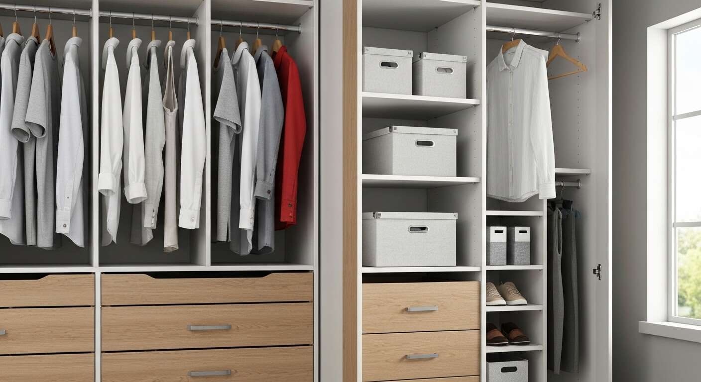 Optimiser l'espace de son placard : astuces et conseils Optimiser l'espace de son placard : astuces et conseils