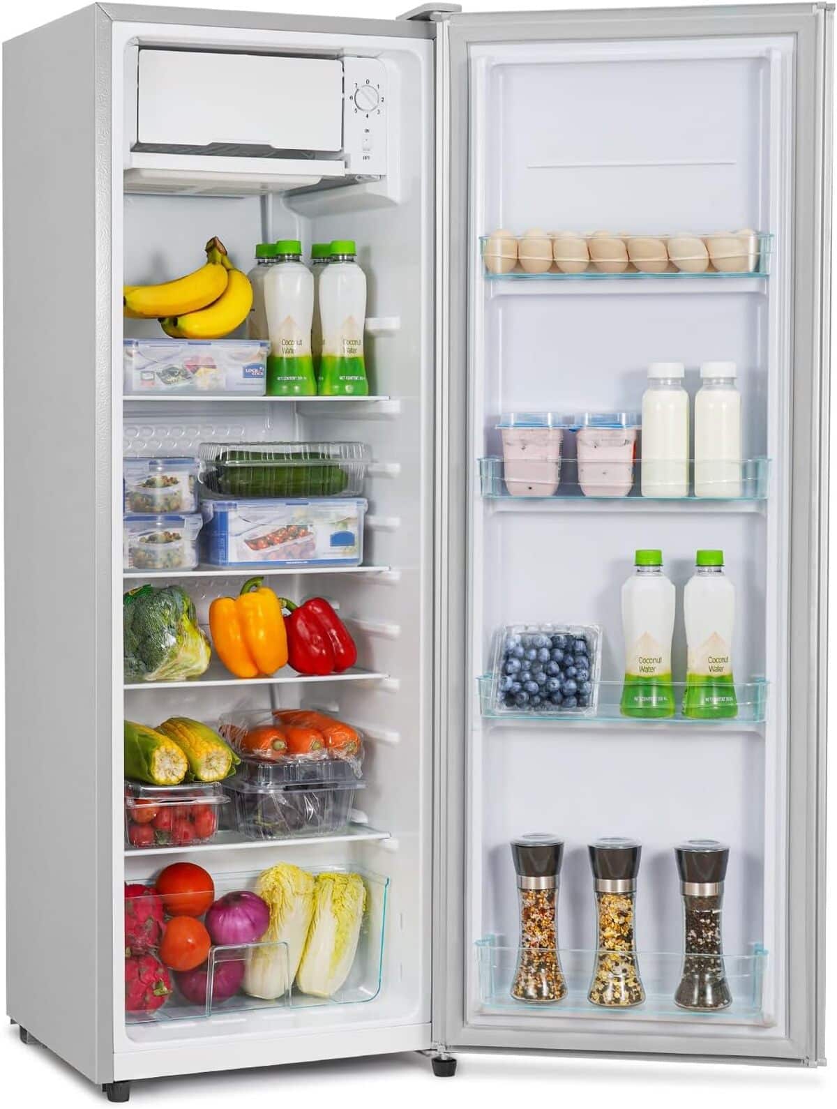 Test : curecure Réfrigérateur 138L avec micro-congélateur argenté