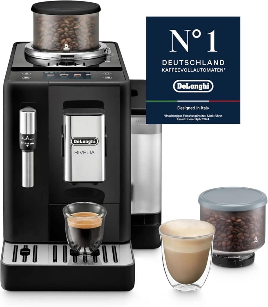 Test De'Longhi Rivelia EXAM440.35.B : cafetière avec mousseur innovant
