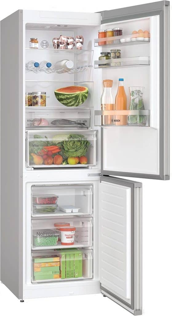 Test du Bosch KGN367LDF : réfrigérateur inox série 4