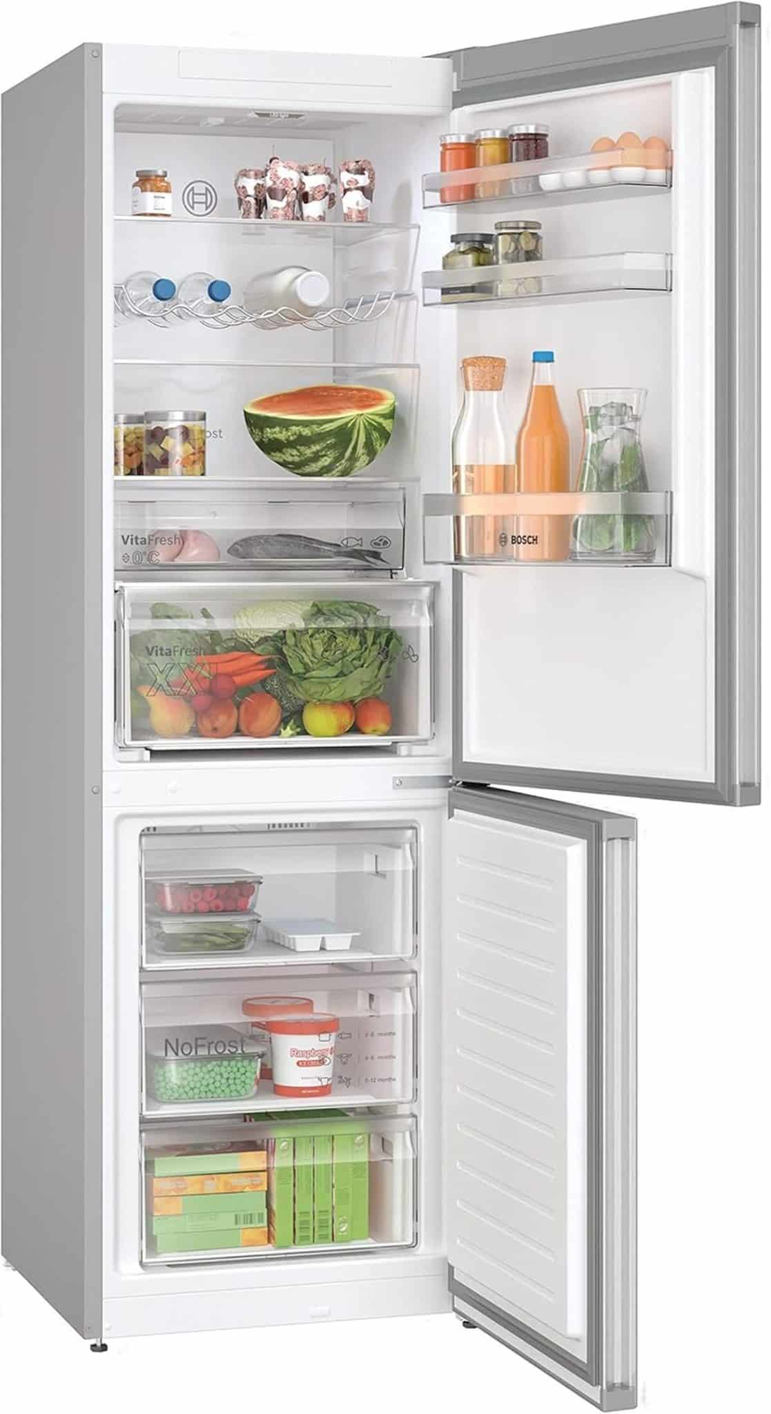 Test du Bosch KGN367LDF : réfrigérateur inox série 4