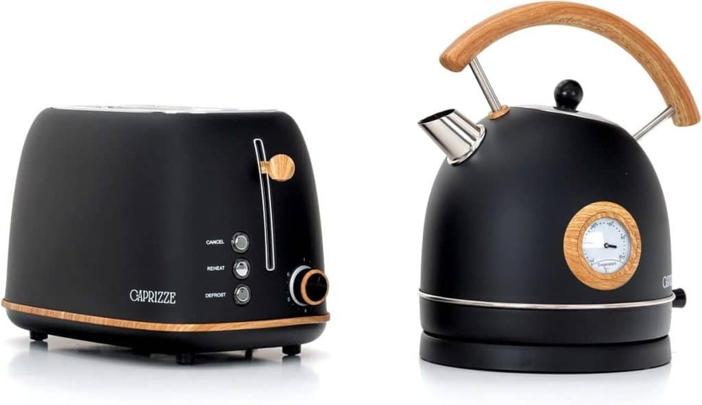 Test : grille-pain Caprizze Kaito à double fente et bouilloire Nara vintage