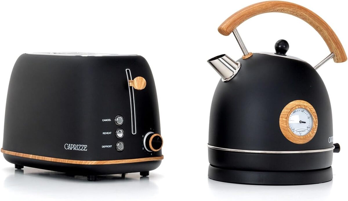 Test : grille-pain Caprizze Kaito à double fente et bouilloire Nara vintage