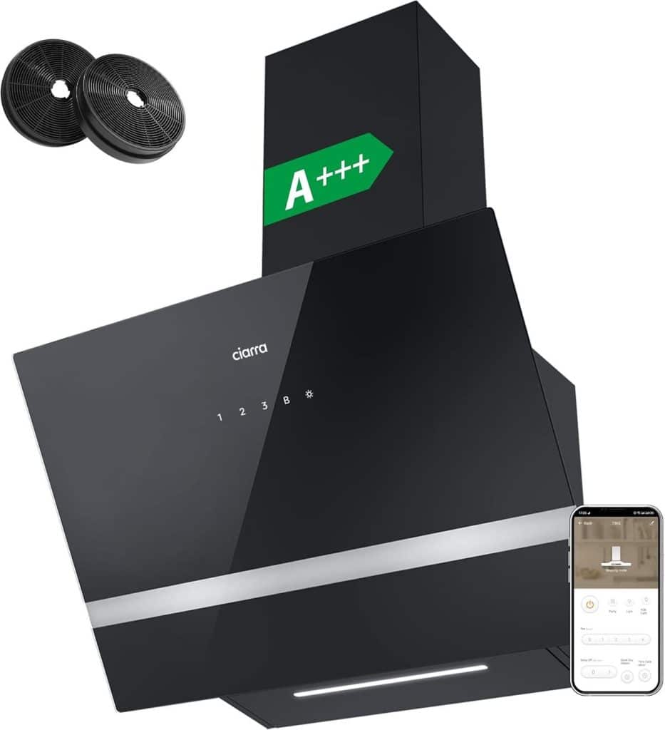 Test : hotte inclinée Ciarra CBCB6736H performante et design
