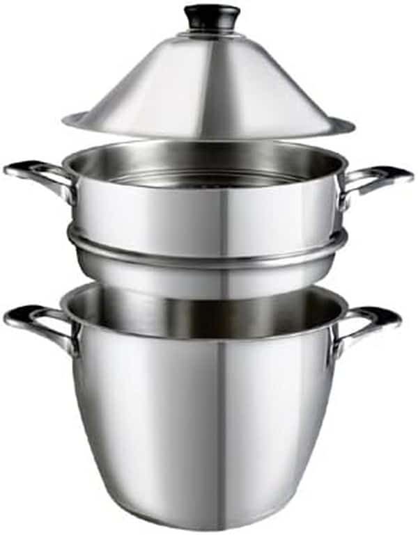 Cuit Vapeur Douce Inox 18/10, Gris