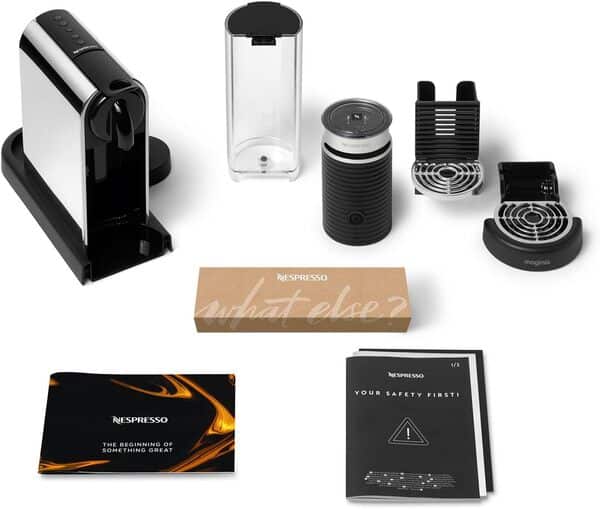 Machines à Café Nespresso Magimix Citiz Platinium & Milk Chrome Brillant Cafetière Espresso 11716