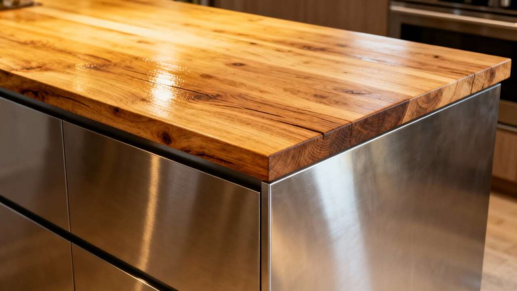 Meilleures matières pour une desserte de cuisine durable