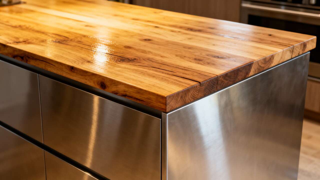 Meilleures matières pour une desserte de cuisine durable