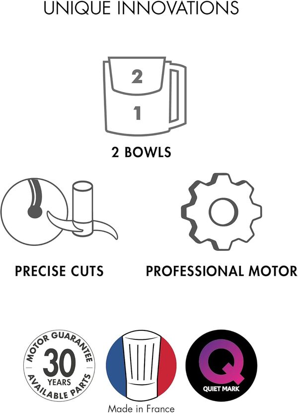 MAGIMIX Robot culinaire Mini Plus Chrome Mat 18260F