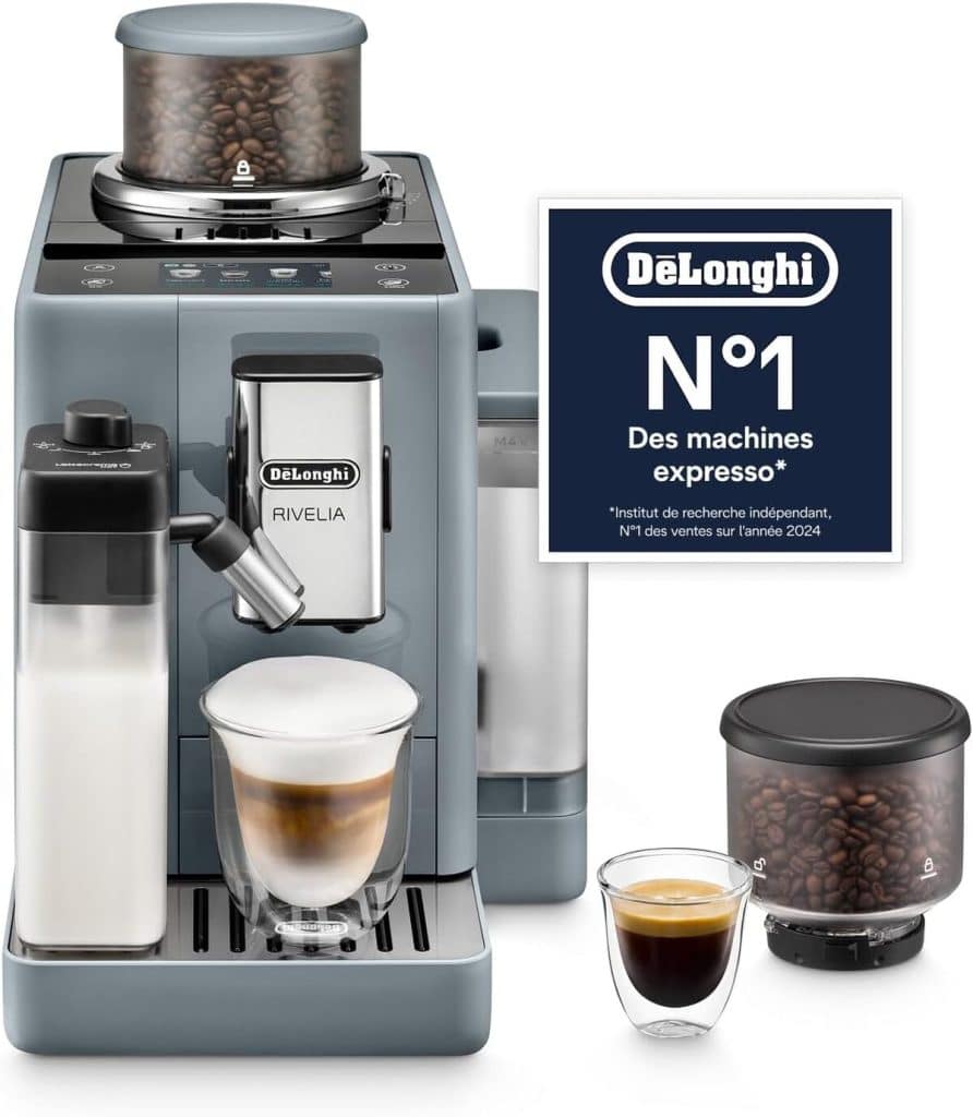Test De'Longhi Rivelia EXAM440.55.G : machine à café grain performante