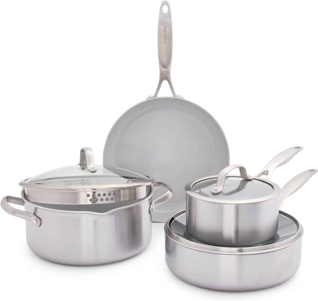 Test des poêles et casseroles GreenPan Venice Pro Tri-Ply : cuisine saine et sans PFAS