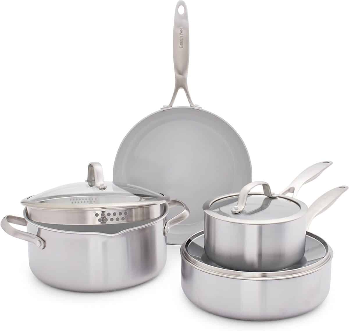 Test des poêles et casseroles GreenPan Venice Pro Tri-Ply : cuisine saine et sans PFAS