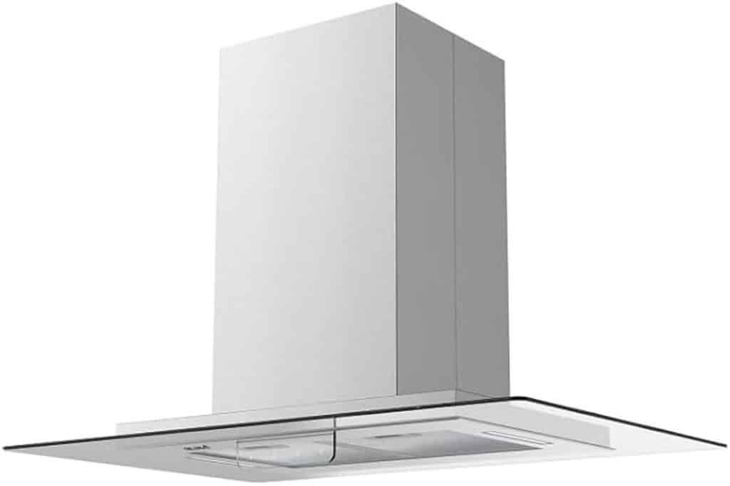 Test hotte îlot Beldeko LUDIA 90 XS : puissance et design en inox