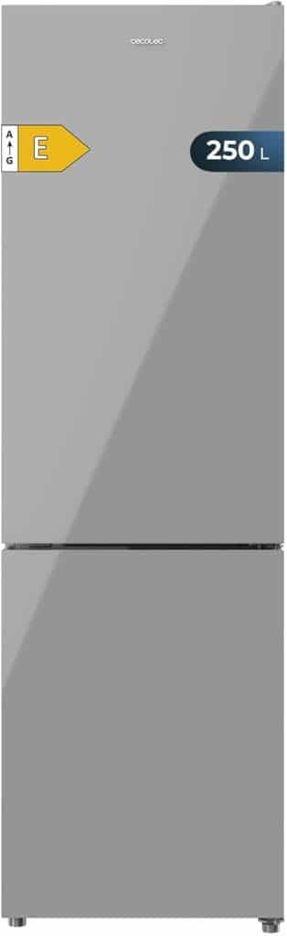 Test : réfrigérateur Cecotec Bolero CoolMarket Combi 250, efficacité totale en gris