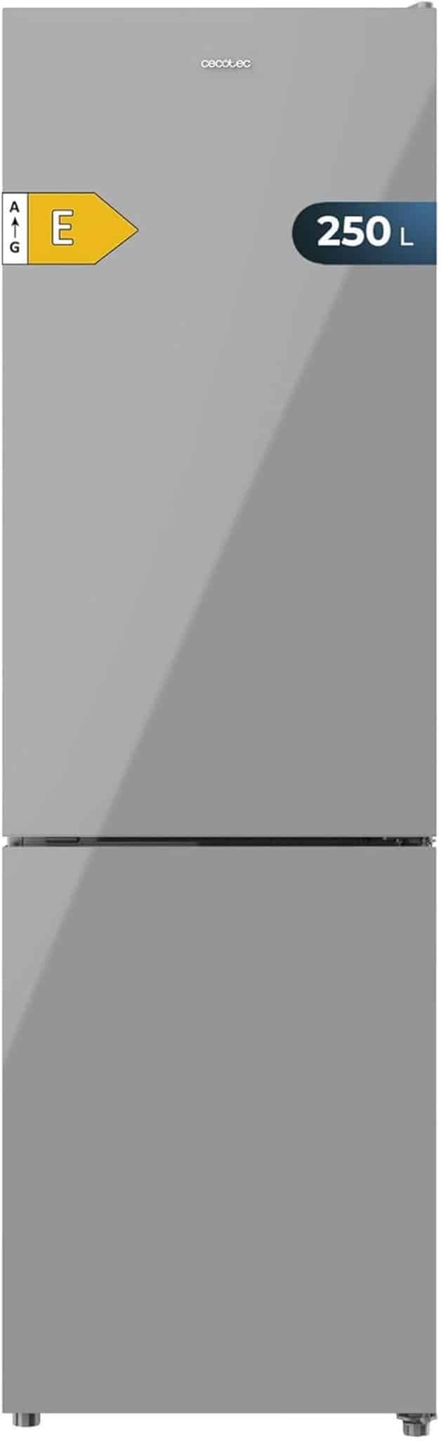 Test : réfrigérateur Cecotec Bolero CoolMarket Combi 250, efficacité totale en gris