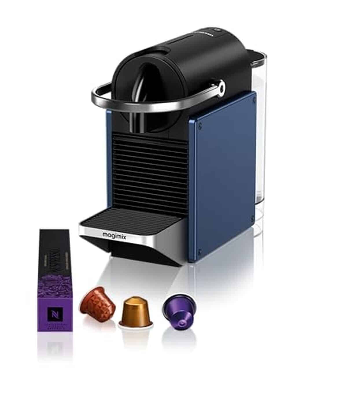 Test de la cafetière espresso Magimix Nespresso 11328 bleu nuit