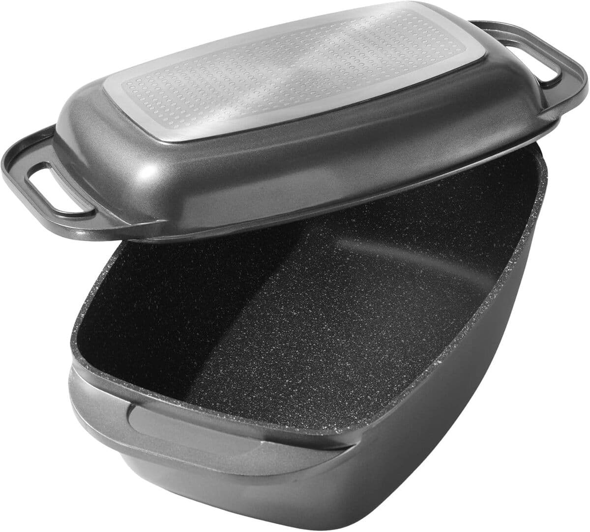 Test de la cocotte rectangulaire XXL Stoneline : polyvalence et antiadhésif