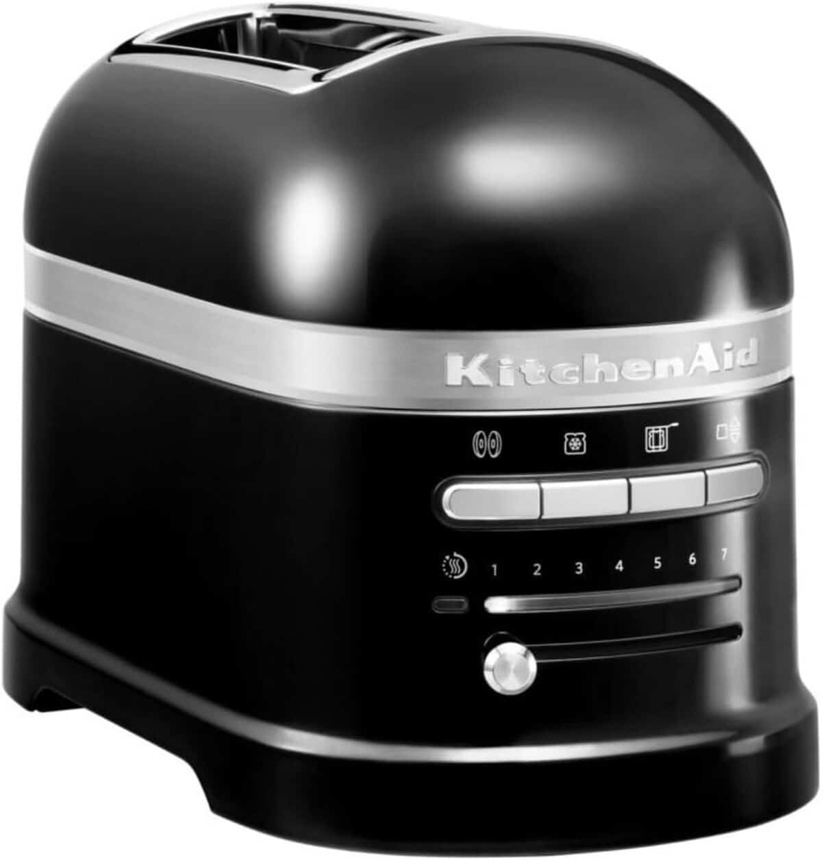 Test du grille-pain Artisan de KitchenAid : l'allié parfait pour 2 tranches en noir onyx