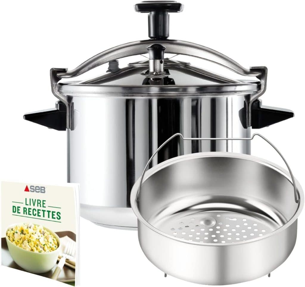 Test Seb Authentique P0531100 : cocotte-minute inox 8 L induction