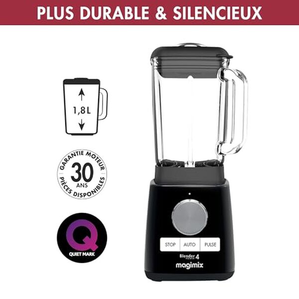 Découvrez notre test du magimix Blender Power 4 : l'expert des smoothies, alliant puissance, efficacité et design pour des préparations onctueuses et savoureuses.