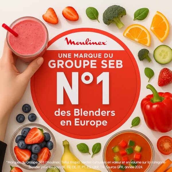 Explorez notre test complet du blender Moulinex PerfectMix+ 1200 W : un appareil alliant performance et fonctionnalité pour toutes vos recettes.