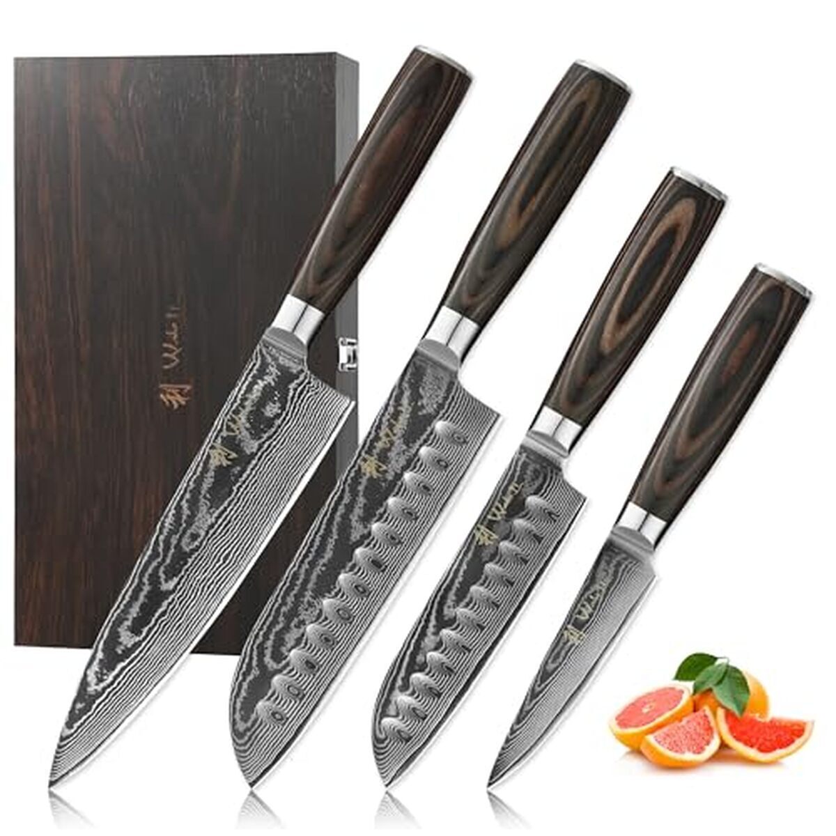 Test des couteaux Wakoli EDIB en acier damassé : tranchant exceptionnel