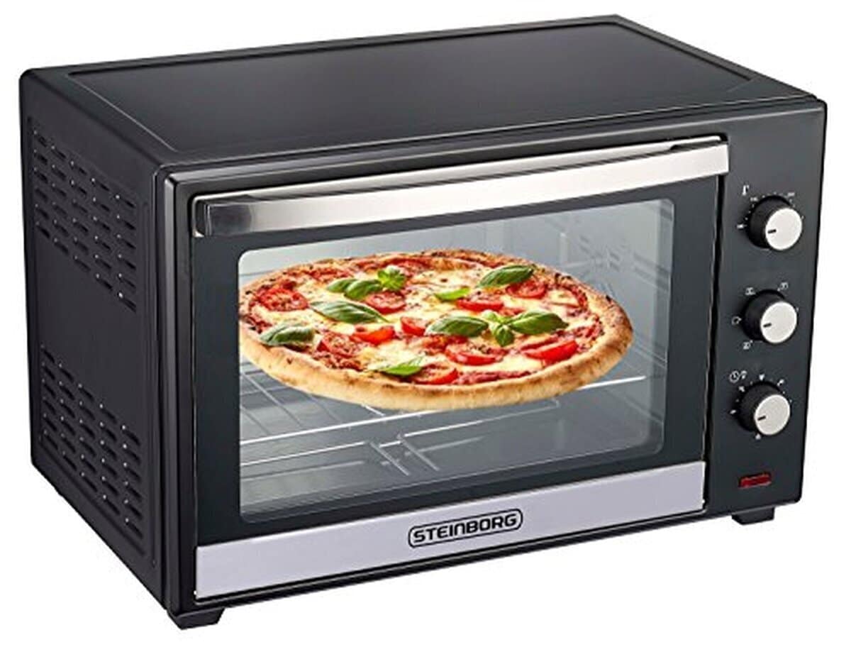 Test du mini four Steinborg 60L : chaleur tournante et performance pizza
