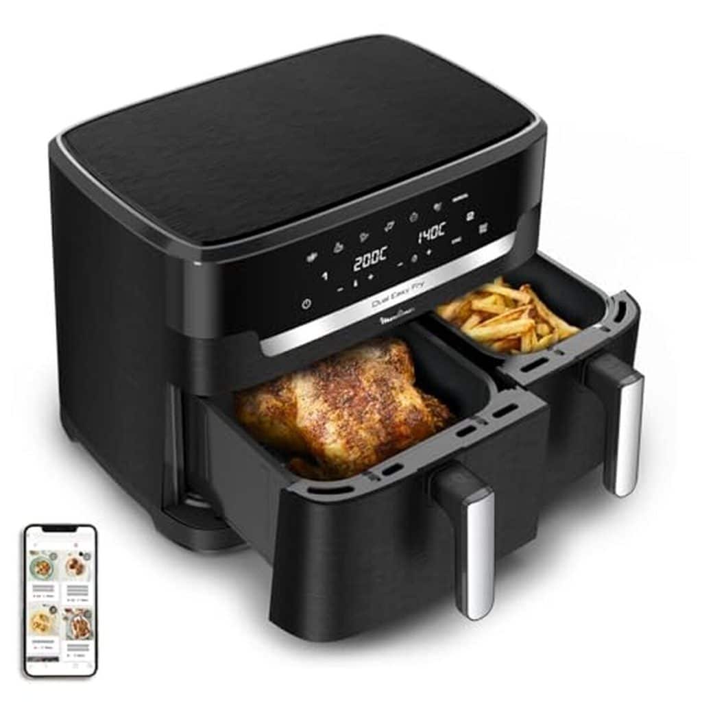 Test : moulinex Dual Easy Fry XXL - la friteuse à air puissante et spacieuse
