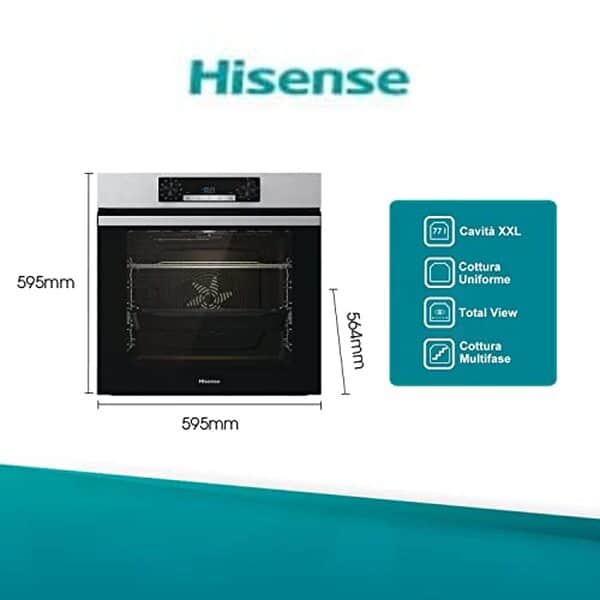 Découvrez notre avis sur le four Hisense BI62216AX : un modèle multifonction avec cavité XXL et une fonction spéciale pour cuire la pizza à 300 °C, idéal pour une cuisson professionnelle à domicile !
