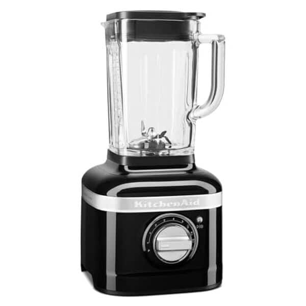 Découvrez le blender KitchenAid Artisan K400 : un appareil puissant de 1200W alliant élégance et efficacité pour sublimer vos préparations culinaires.