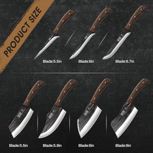 Découvrez notre avis détaillé sur le set de couteaux HOSANHO forgés à la main : performances, design et efficacité pour réussir toutes vos préparations culinaires et barbecues.