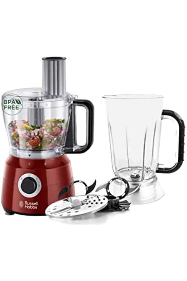 Découvrez le robot multifonction Russell Hobbs Desire : parfait pour simplifier votre cuisine avec des fonctionnalités essentielles et un design élégant.